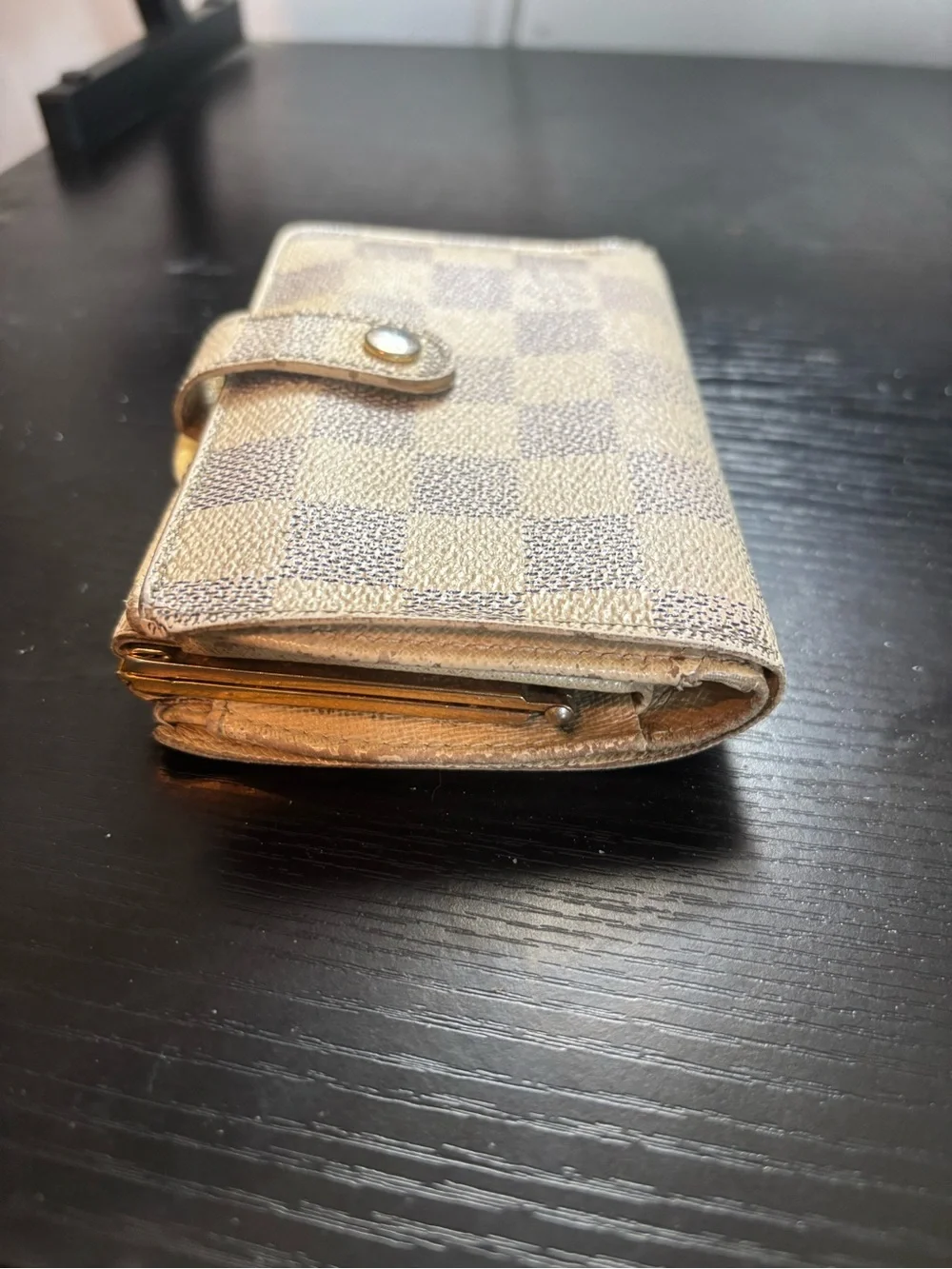 Authentic Louis Vuitton Damier Azur Portefeuille Viennois– Fair/Functional